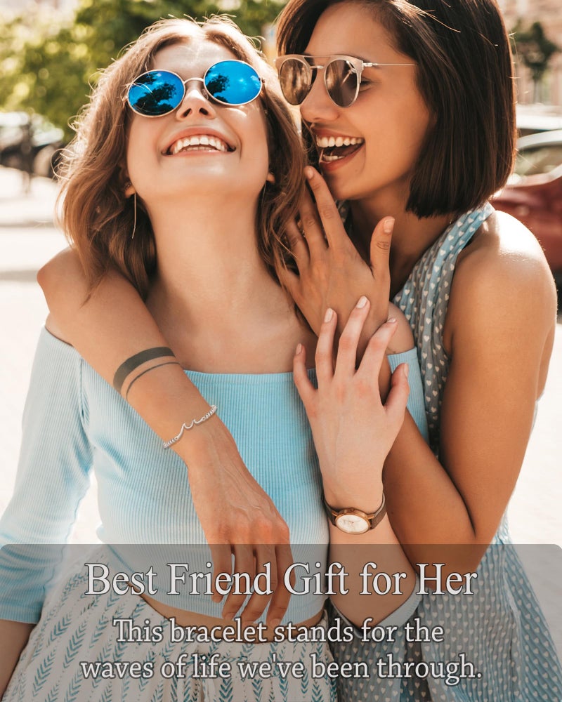 Tarsus Best Friend Birthday Gifts for Women, Unique Friendship Gifts for Women Best Friend Bracelet Friendship Bracelet Bestie Soul Sister Cool Christmas Mothers Day - Image 5