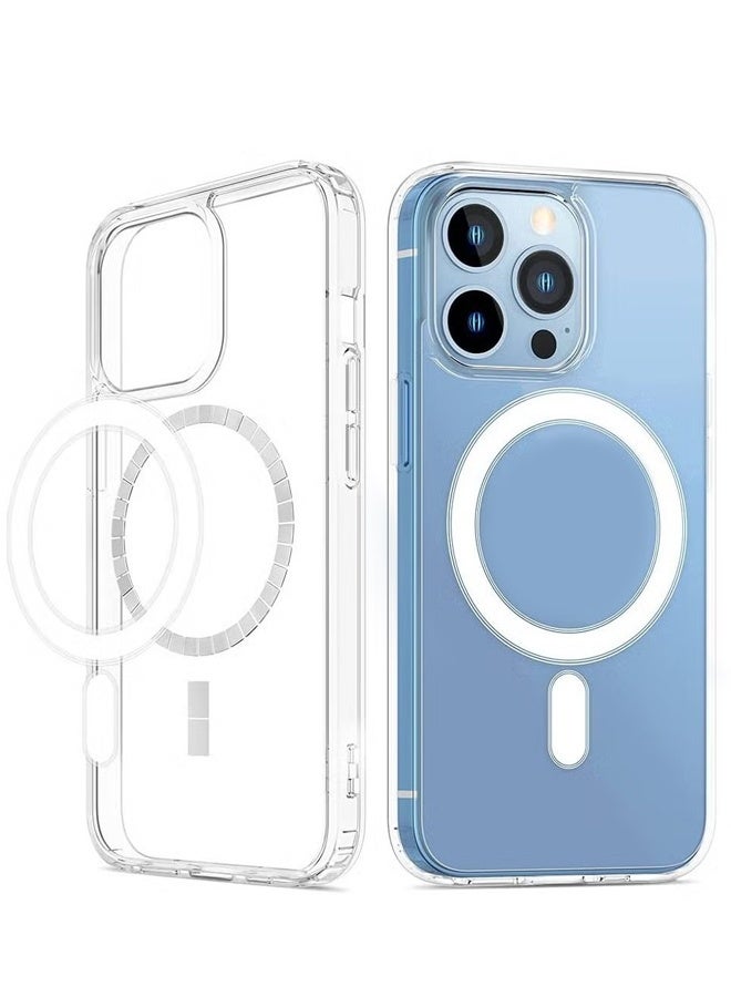 CATANES iPhone 13 Pro Max Clear Case with Magsafe Magnetic Wireless Charging Compatible Transparent Cover - Image 1