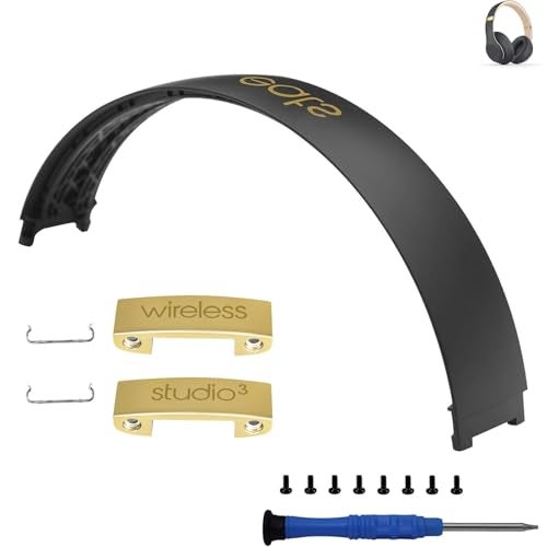 Adhiper Studio 3 Replacement Headband Hinge Replacement for Beats Studio3 HeadphoneDurable Parts Accessories Repair Kit SetGray Gold - Image 1