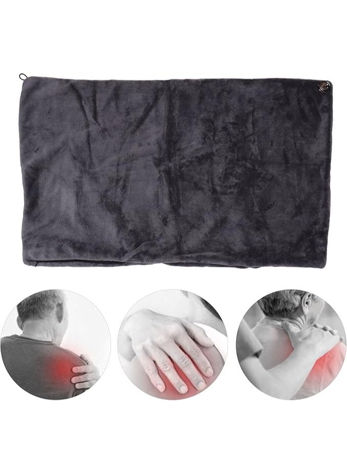 USB Heated Blanket – Soft Electric Heated Throw for Shoulders – Portable Warming Pad for Office & Daily Use - Image 1