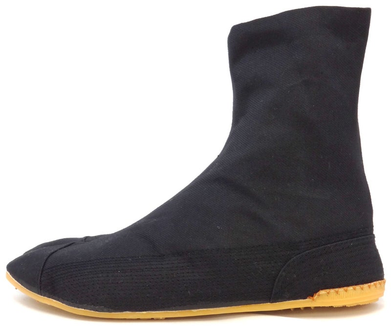 Rikio Ninja Tabi Shoes Low Top Comfort-Cushioned ! Black Jikatabi (24.5cm JP / 7.5 US Women / 6.5 US Men) - Image 2