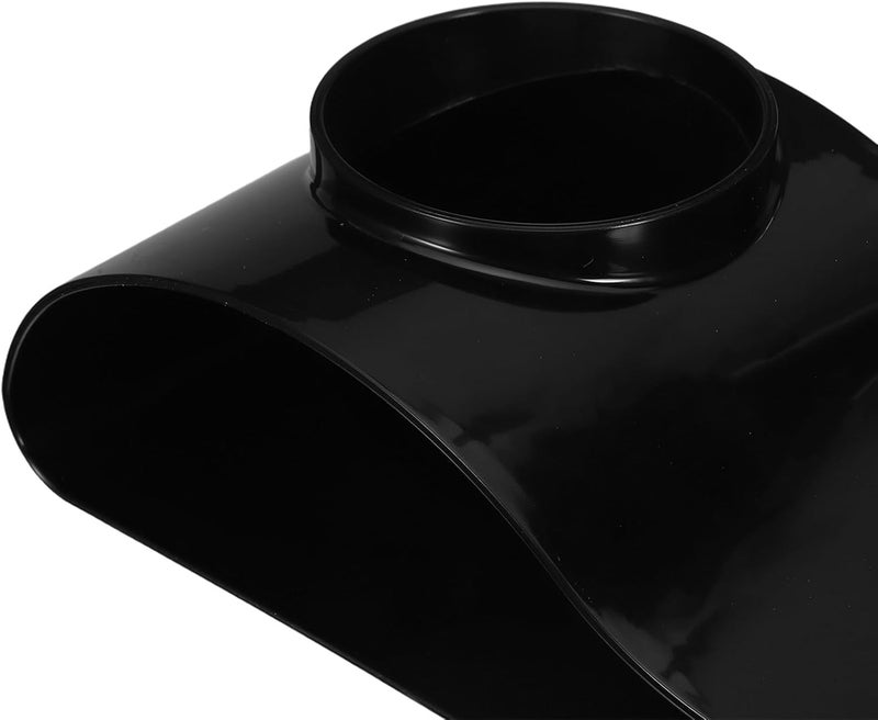 Aquarium Underground Cave Fish Tank Hideout Curved Tunnel (Black) - Shrimp Tank Decoration Shelter for Breeding, Loach Catfish - Image 3