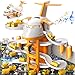 MSKOLER Construction Airplane Boy Toys with Race Tracks for Kids Ages 24 35 Vehicle Car Playset with 8 Small Race Cars for 3 4 5 Year Old Boys Birthday Gifts for Boys 48 Toddlers 24 48 - Image 2