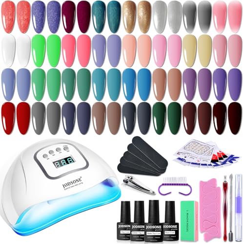 JODSONE 32 Colors Nail Polish Set With U V Light Manicure Nail Tools Nail Art Manicure Salon DIY at Home - Image 2