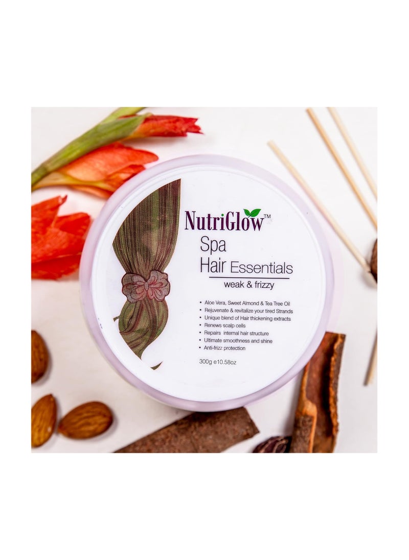 NUTRIGLOW - Hair Spa Cream With Volumizing & Shine Lock Formula For Weak & Frizzy Hair 300G - Image 1