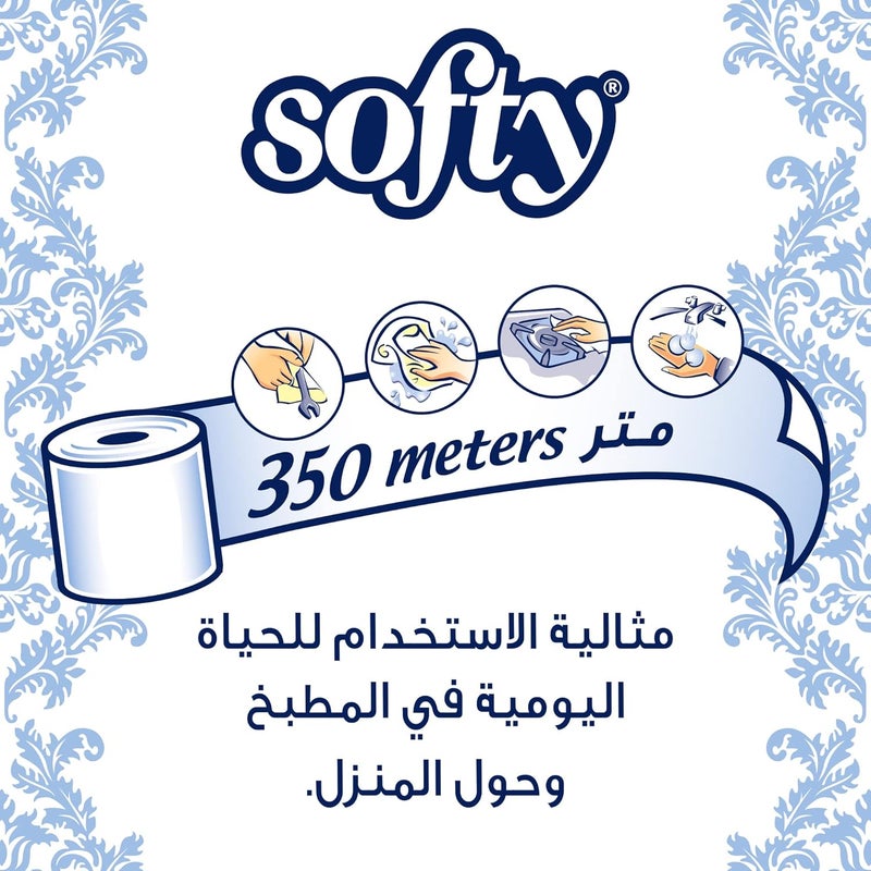 SOFTY KITCHEN TOWEL, MEGA ROLL TISSUE, 1 X 350 METERS - Image 2