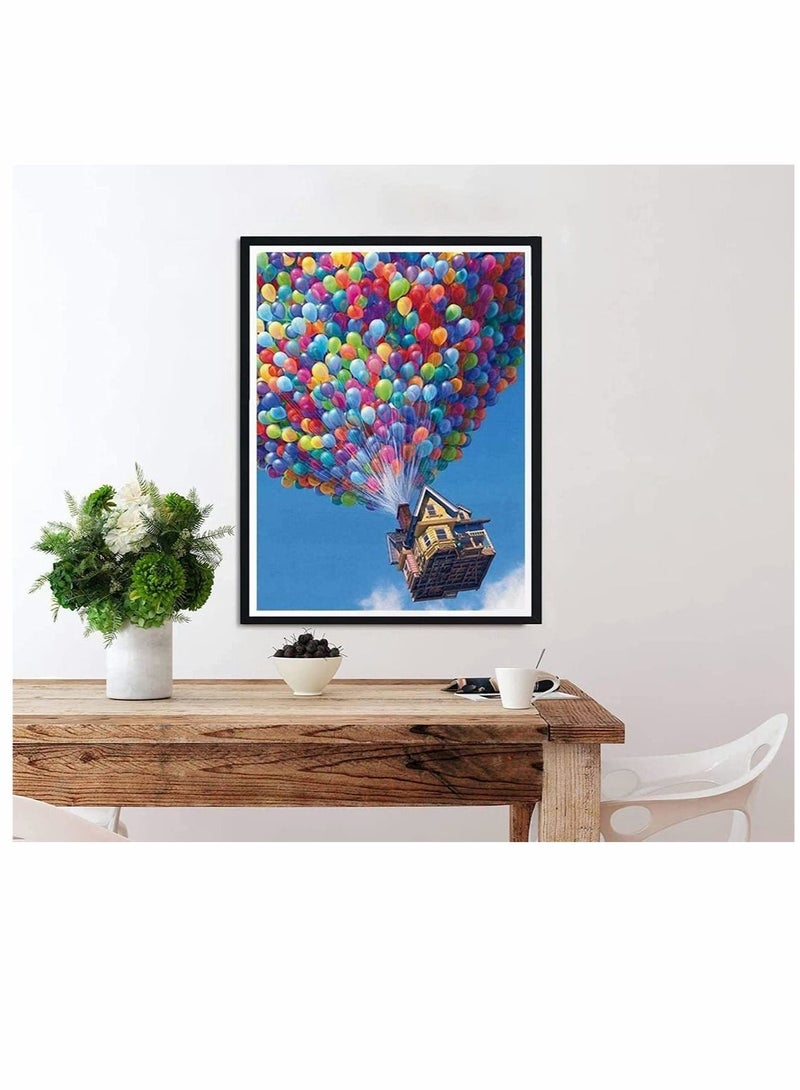 Excefore 5D Diamond Painting by Number Kits for Adults, Hot Air Balloon Scenery Paint with Diamonds Arts Full Drill Canvas for Home Wall Decor (30 x 40cm) - Image 2