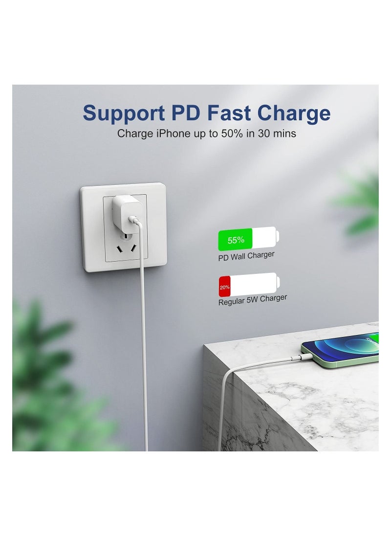Generic - 3-Pack USB-C iPhone Fast Charger Lightning Cable - Image 1