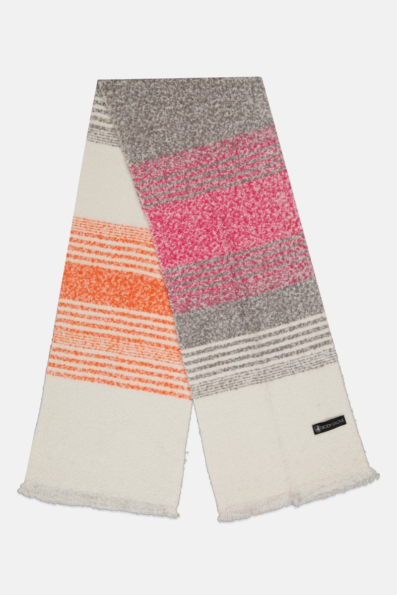 Body Glove Women Textured Scarves 198 L x 34 H cm, Grey  - Image 1