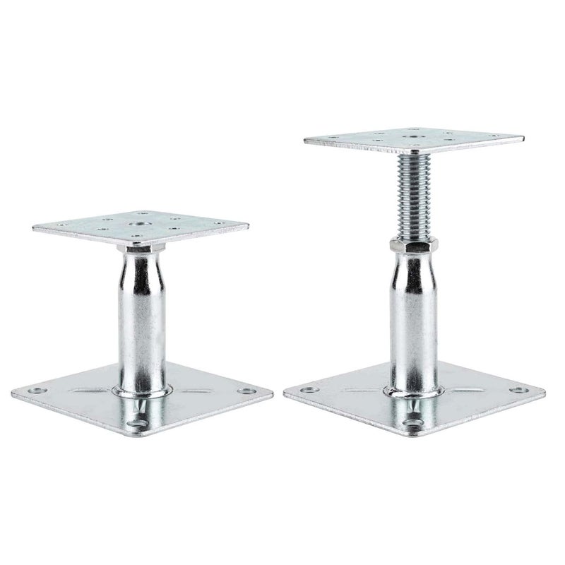 YEUQWJ 2 Pack Adjustable Support Jack for The FloorDeck FoundationPost Floor Joist JacksRV Step StabilizerMini Screw Jack Post 35 to 6