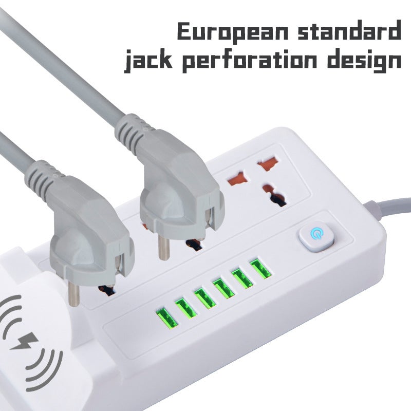 Wireless Charging Socket British Standard Usb Plug-In European Standard American Standard International Universal Hong Kong Universal British American British Pd - Image 4