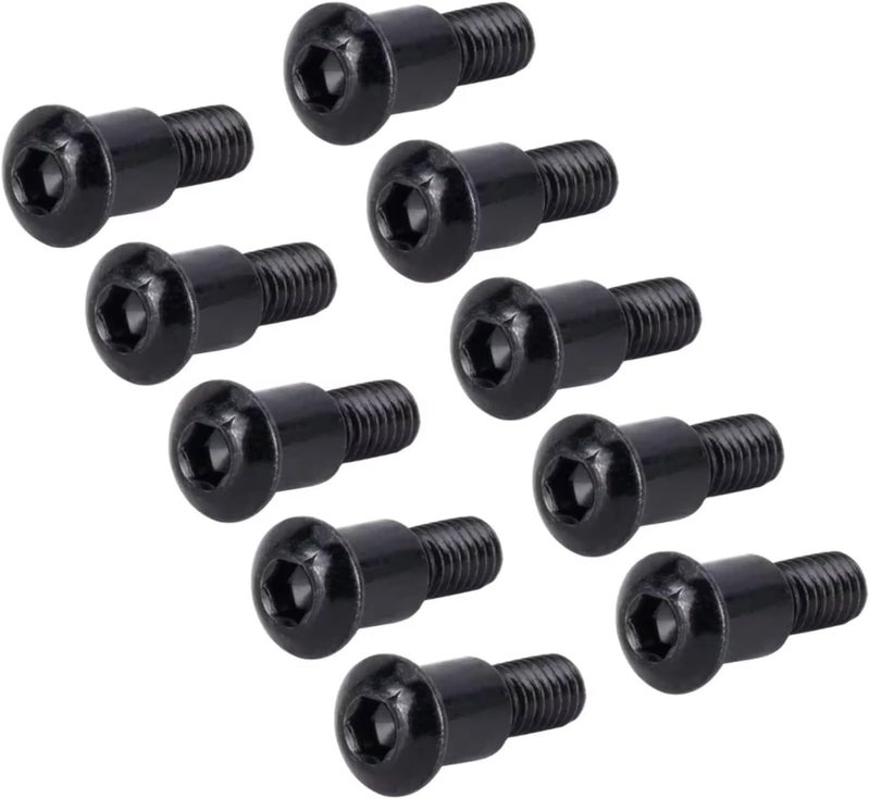 قطع غيار لتعديلات الريكارد (RC Modifications Spare) متوافق�� مع نظام “Axial” لسيارات الريكارد من طراز SCX10 وCapra F9 (نسخة 1/10)، تشمل 10 قطع من مسامير كتفية برأس دائري (Hex Buttonhead Shoulder Screws). - Image 3
