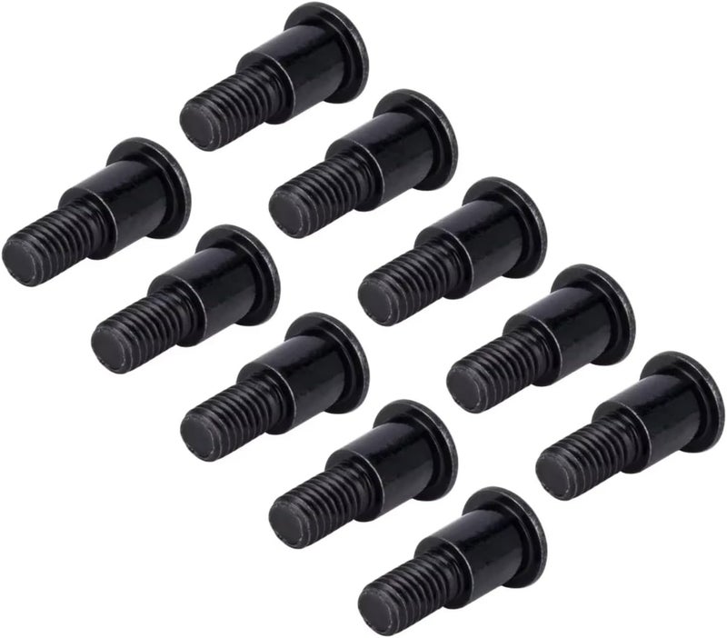 قطع غيار لتعديلات الريكارد (RC Modifications Spare) متوافق�� مع نظام “Axial” لسيارات الريكارد من طراز SCX10 وCapra F9 (نسخة 1/10)، تشمل 10 قطع من مسامير كتفية برأس دائري (Hex Buttonhead Shoulder Screws). - Image 4