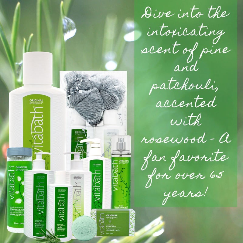 Vitabath Original Spring Green Moisturizing Body Lotion Replenishing Botanicals, Aloe & Shea Butter Deeply Hydrate Dry Skin Revive For Women & Men - Cruelty-Free, Paraben-Free - 20 oz - Image 5