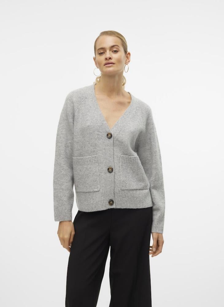 VERO MODA Knitted Pocket Detail Cardigan - Image 1