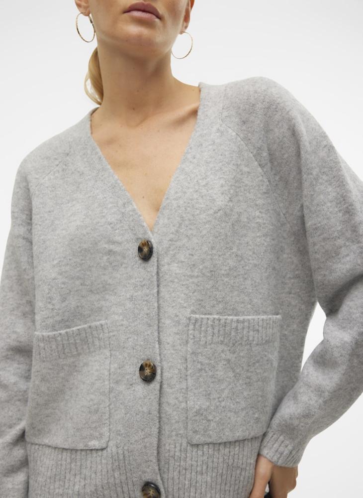VERO MODA Knitted Pocket Detail Cardigan - Image 4