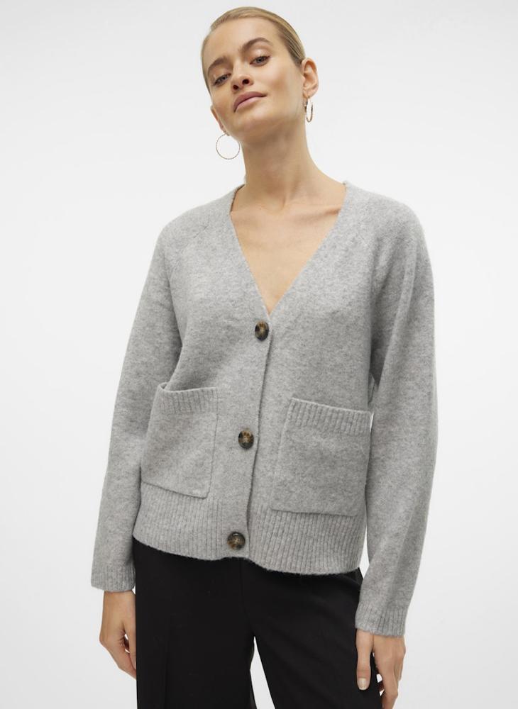 VERO MODA Knitted Pocket Detail Cardigan - Image 1