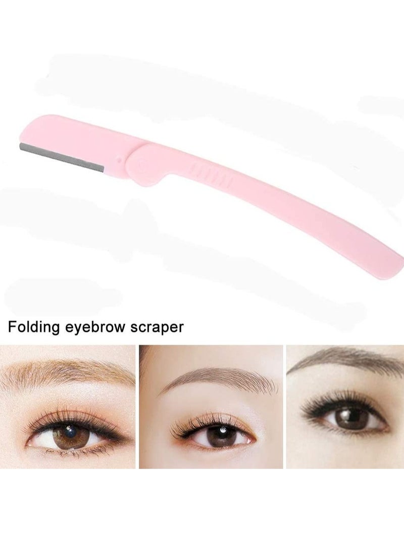 Eyebrow Razor Eyebrow Trimmer and Eyebrow Scissors Kit Eyebrow Eyelash Trimmer Scissors Hair Cutting Tools Shaping Knife Makeup Tools Eyebrow Brush and Comb for Women and Men - Image 4