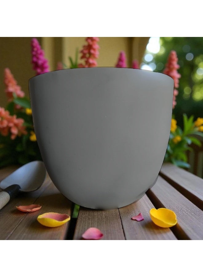color zone pottery Indoor and outdoor balcony pots. Durable and strong structure, ideal for your large plants. Prevents discoloration and cracking caused by exposure to sunlight. Fiber - Image 1