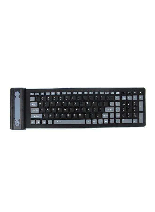 EBMINI New Wireless Silicone Folding Silent Waterproof Soft Keyboard - Image 1