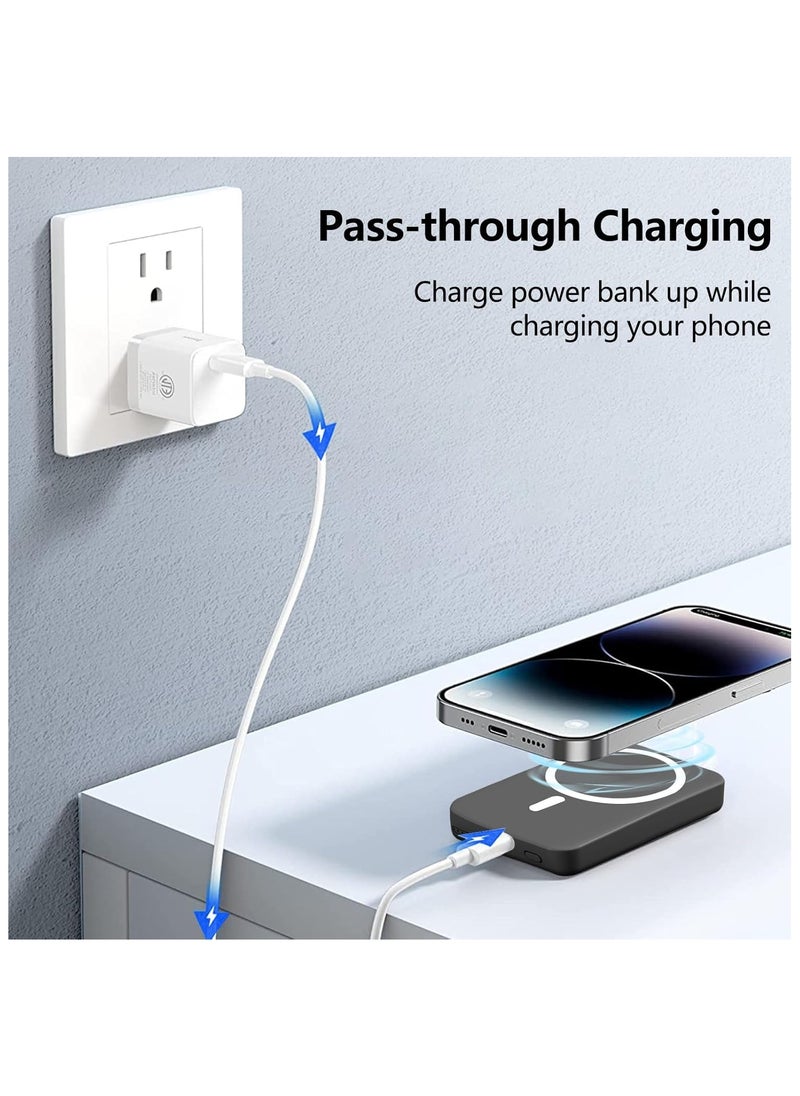 Generic - Magnetic Power Bank 20W Fast Charge, 17 Hours Battery Backup Wireless External Battery magsafe Powerbank, Portable Charger For iphone 14 13 12 mini pro - Image 1