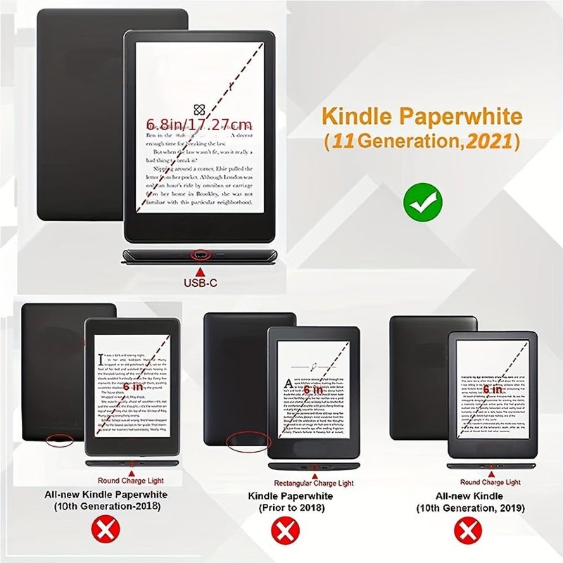 2 Pack Anti Glare Screen Protector for Kindle Paperwhite 11th 6.8 Inch Matte Full Coverage - Image 3