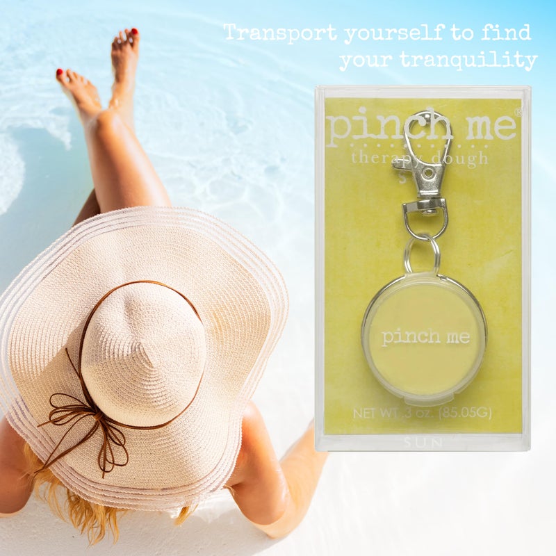 Pinch Me Therapy Dough Locket Combo - Holistic Aromatherapy Stress Relieving Putty - .3oz Clip-On Locket Scent + 3oz Dough Sun - Image 2