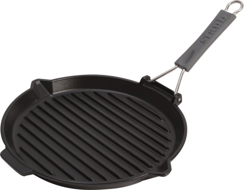 STAUB Grill pan Round 27cm Black - Image 5