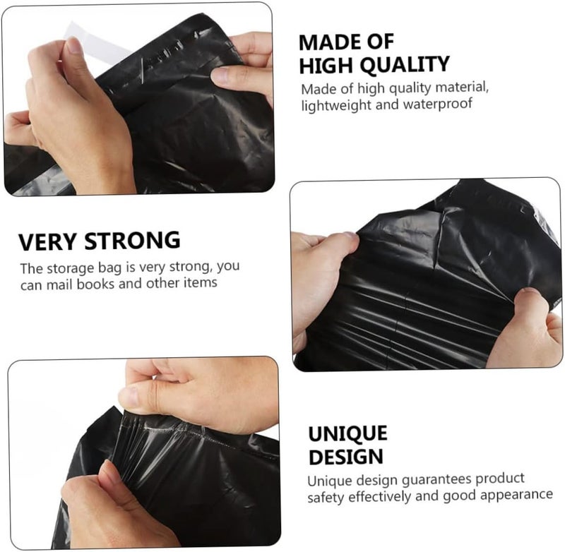 Uonlytech 100pcs Thicken Shipping Envelopes Mailing Bags for Express Packing Heavy Duty Bags for Secure Book and Item Shipping - Image 5