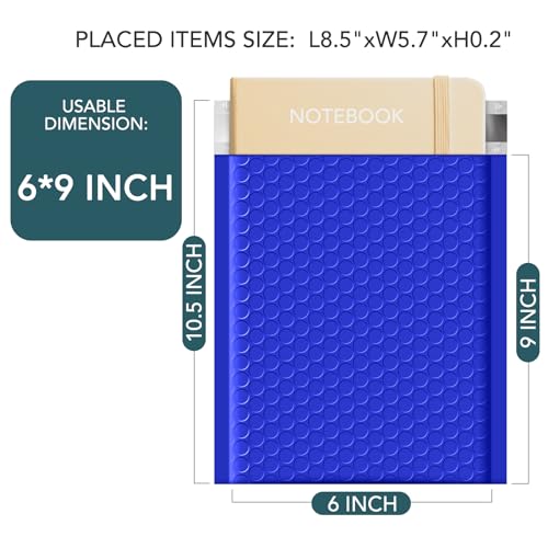 Metronic Bubble Mailers 6x10 25 Pack Usable Size 6x9" Royal Blue Bubble Mailers Waterproof Padded Envelopes Self-Seal Cushioning Bubble Envelopes for Packaging, Mailing, Shipping, Bulk #0 - Image 2
