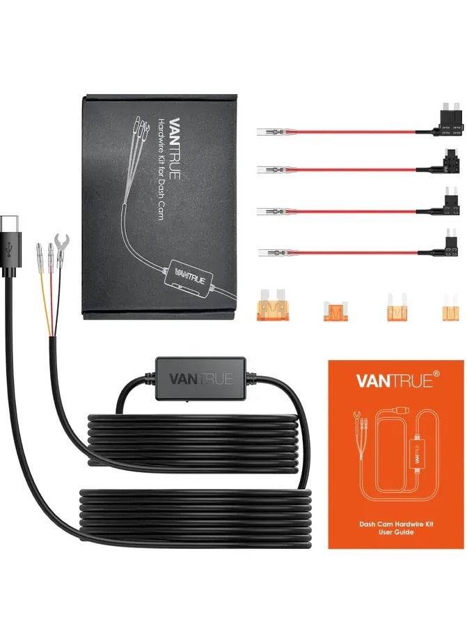 Vantrue Fuse Box Hardwire | Kit With Fuse Taps | Voltage Display | for all Vantrue Dashcams - Image 1