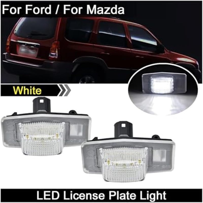 Wivplex 2Pcs White License Plate Light - Image 2