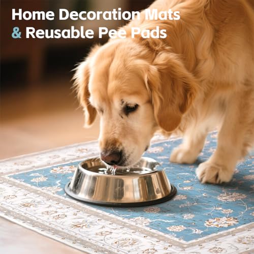 Deamoser 26"x40" 2 Pack Washable Pee Pads for Dogs, Rabbits & Hamsters - Reusable Puppy Pads Super Absorbent Waterproof Non-Slip Potty Pads for Crate, Couch, Car, Whelping & Playpen Liners - Image 5