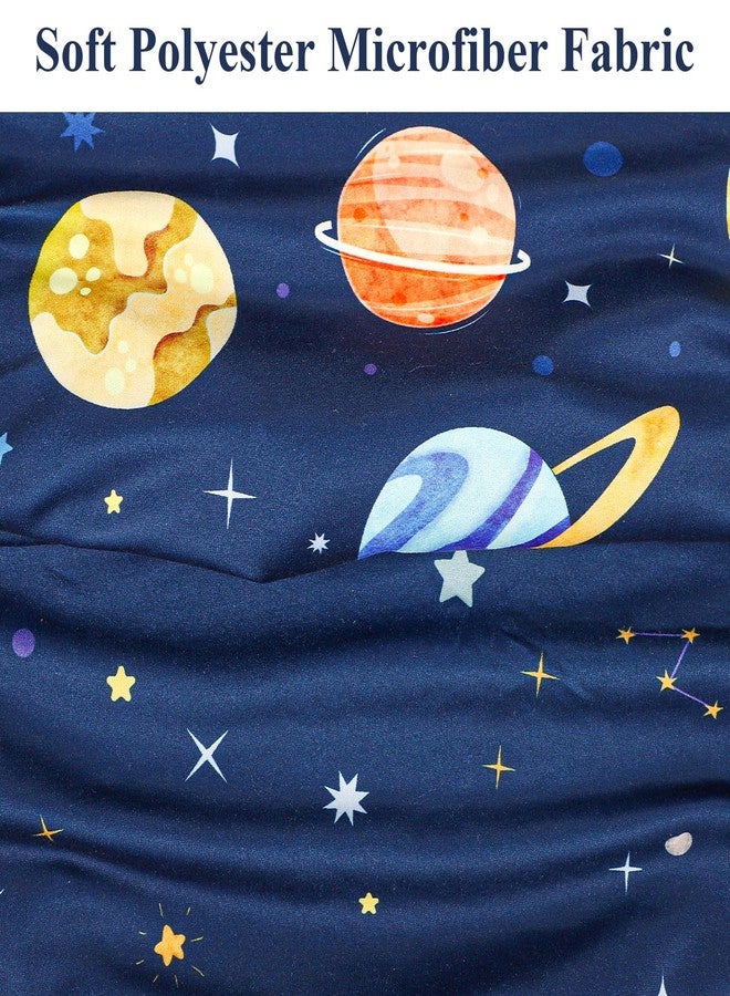 Pea Pod Nursing Pillow Cover 2 Pack Soft Stretchy Nursing Cover for New-Designed Breastfeeding Pillow, Removable Feeding Slipover for Baby Boy and Girls, Outer Space Pattern - Image 5