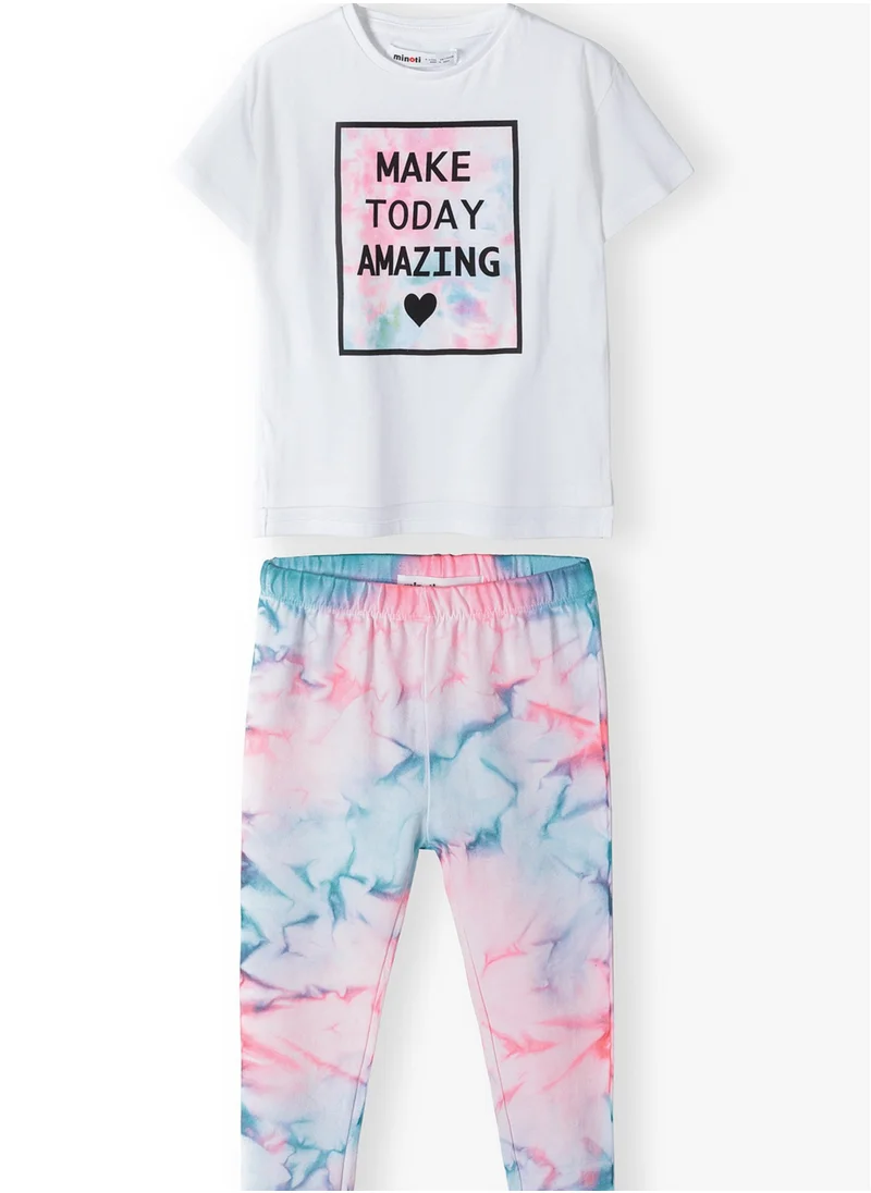MINOTI Kids Girls T-Shirt And Legging Set
