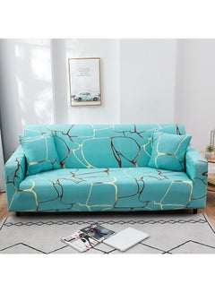 Turquoise/Golden Cushion Covers