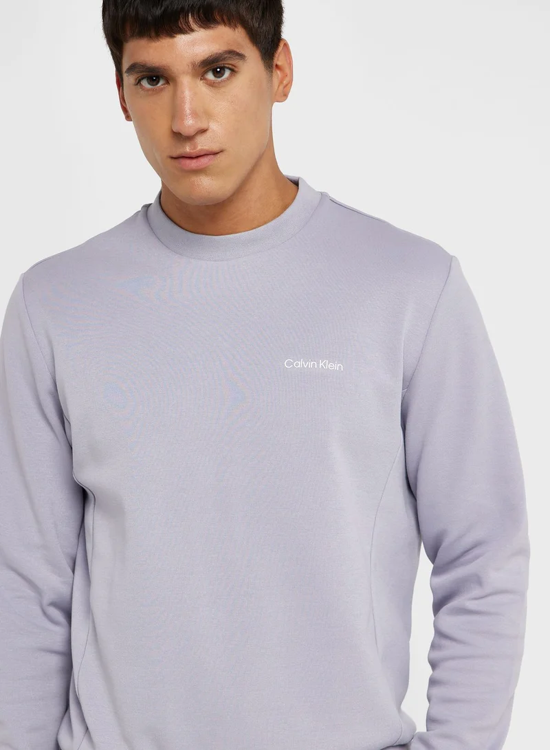 CALVIN KLEIN Logo Crew Neck Sweatshirt