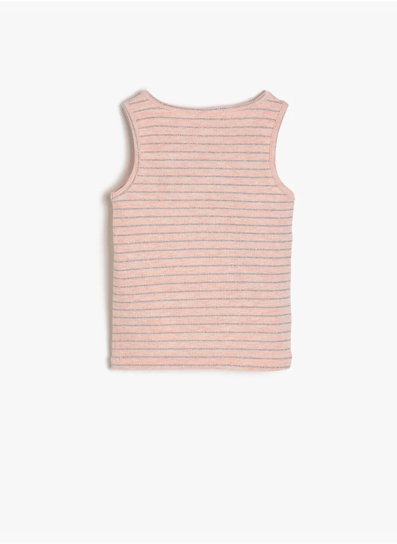 كوتون Striped Tank Top