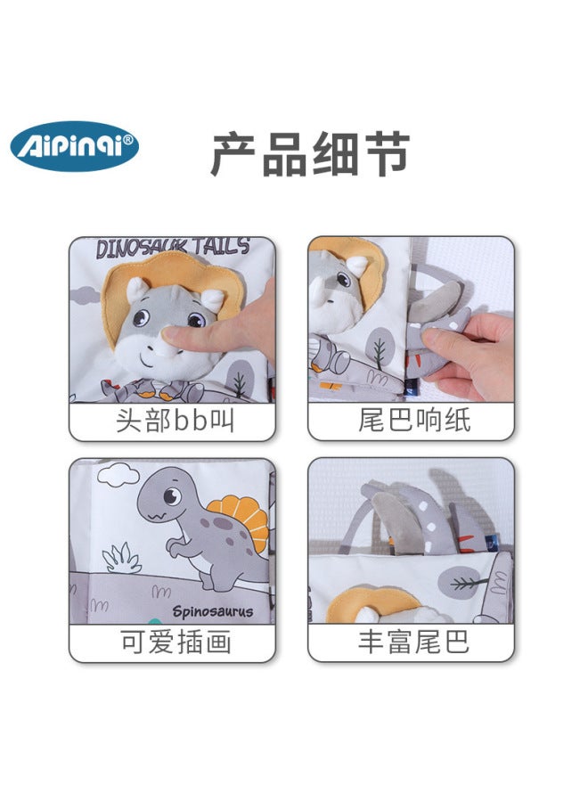 Cloth Book Early Education Baby Tearable Three-dimensional Tail Tearable Book Baby Cognitive Educational Toys - Image 4