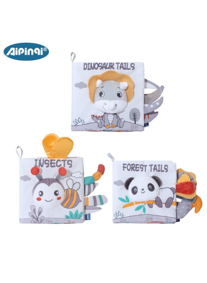Cloth Book Early Education Baby Tearable Three-dimensional Tail Tearable Book Baby Cognitive Educational Toys - Image 5