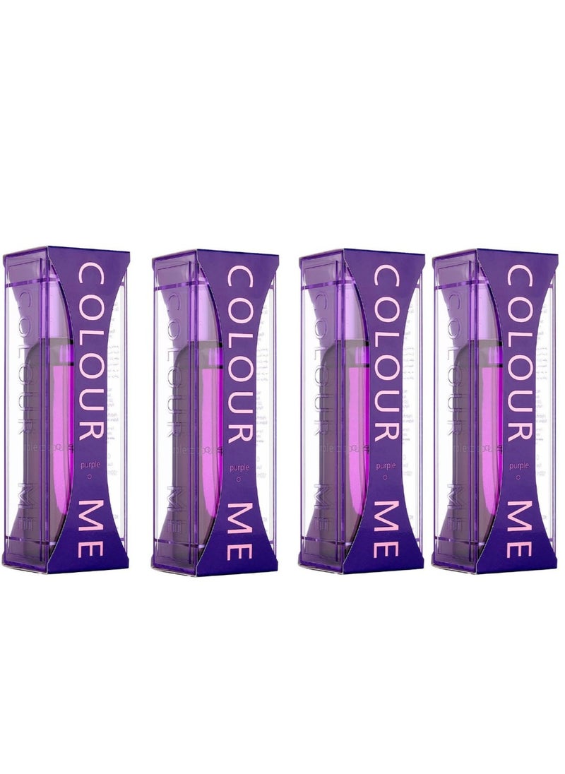 COLOUR ME COLOUR ME PURPLE 100ml X4pcs Combo (total400ml) 