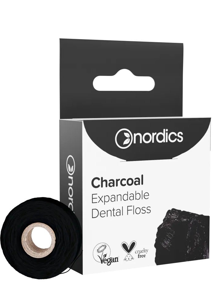 NORDICS Dental floss charcoal