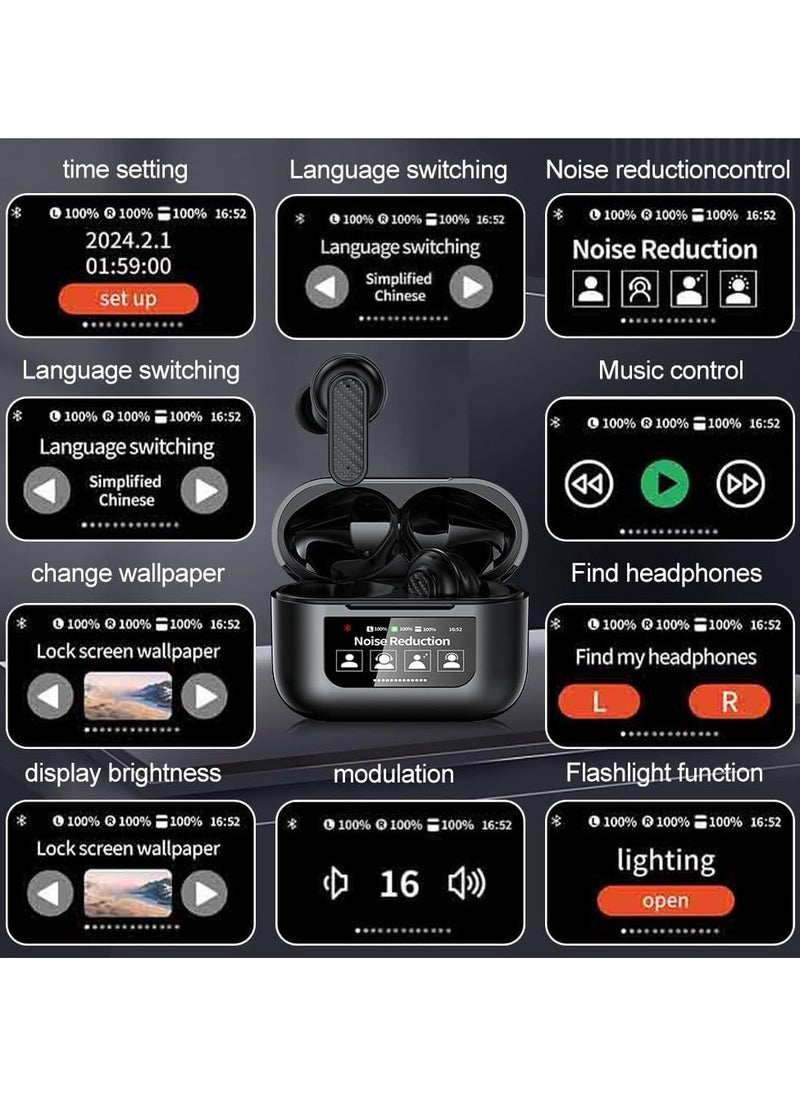 True Wireless Noise Cancelling Earbuds with 144 Language Online Translator Earbuds via App, Bluetooth Headphones Smart Case And Ambient - pzsku/Z30444D10802EDAAB1148Z/45/_/1736834648/bc9ec26e-4de2-4d0f-b936-b56de10928f7