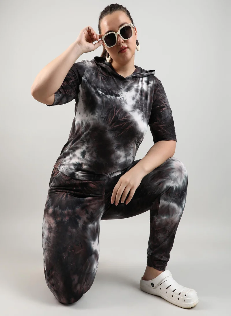 Instafab Plus Tie-Dye Co-Ord Set
