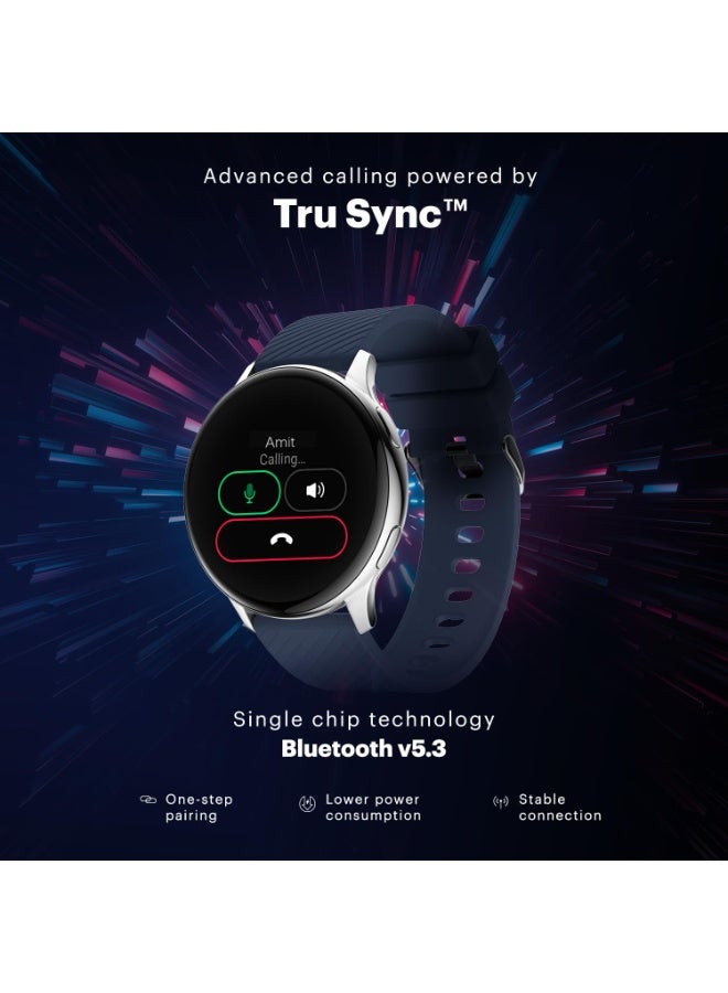 Noise Vortex Plus 1.46 AMOLED Display, AoD, BT Calling, Sleek Metal Finish, 7 Days Battery Life, All New OS with 100+ Watch Faces & Health Suite (Black) - Image 2