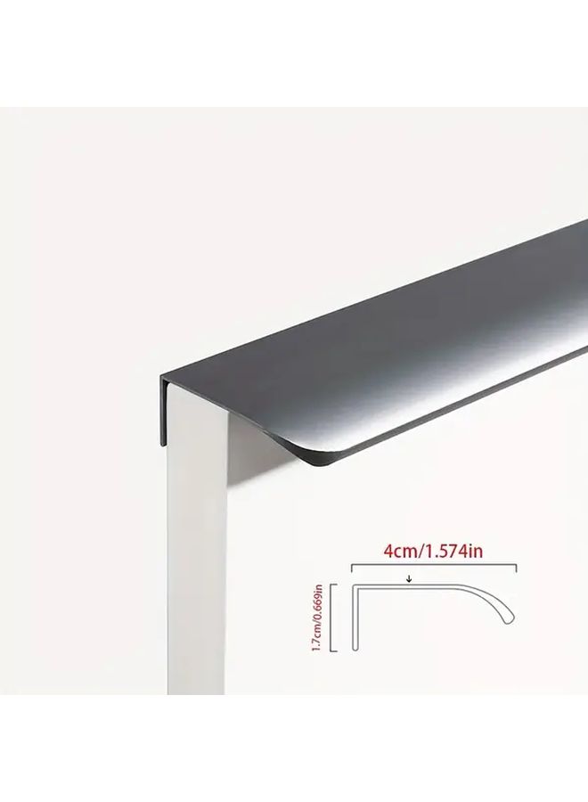 Grizzly 2pcs Heavy Duty Cabinet Handles Modern Minimalist Pulls Durable Aluminum Alloy Wardrobe Door Handles - Image 3