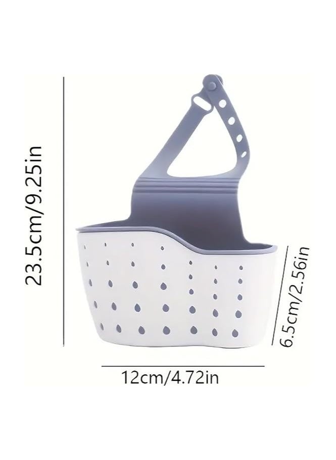 MIRFA - Kitchen Sink Shelf Organizer - Sink Caddy Soap And Sponge Holder Drying Rack (Cream) - Image 1