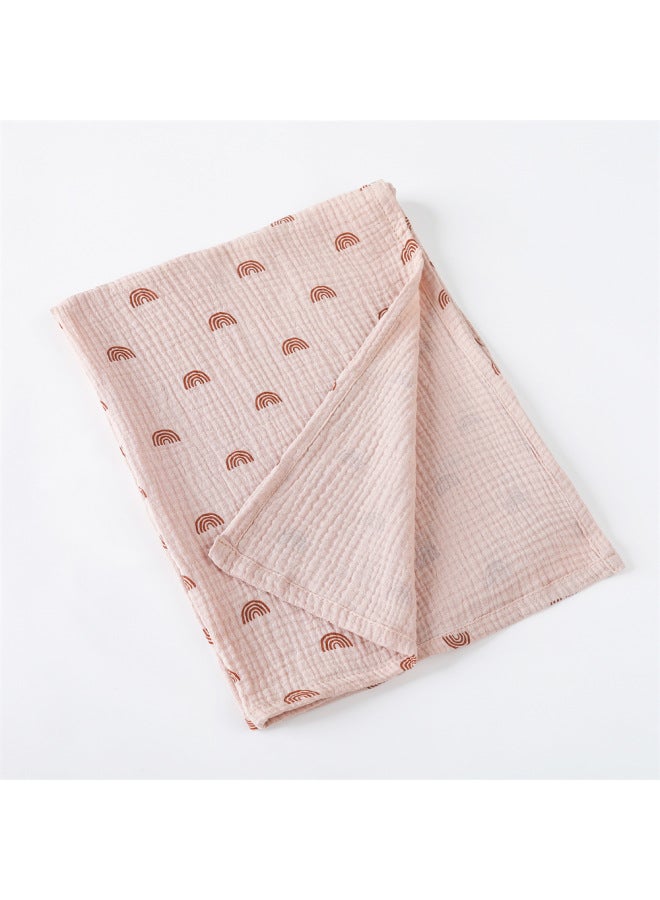 Baby Cotton Gauze Blanket Baby Photo Blanket Newborn Printed Bath Towel Bed Sheet Cover