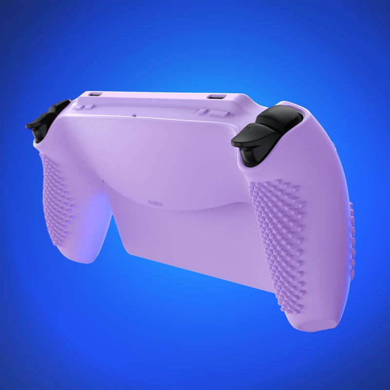 PlayVital Design for PS Portal Silicone Protective Case with Thumb Grips â€“ Enhanced Grip Comfort | Anti-Slip 3D Studded Design | Full Protection Mauve Purple - Image 5