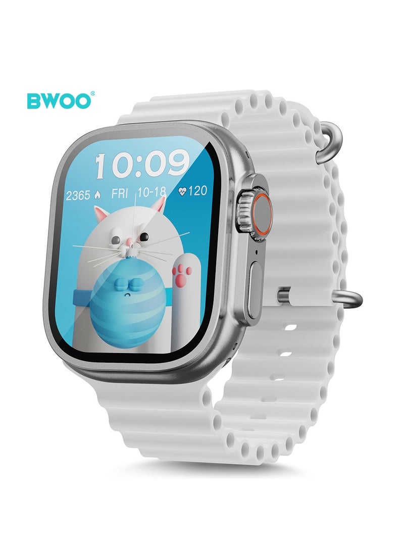 Bwoo Wa07 Smart Watch Silver - Image 1